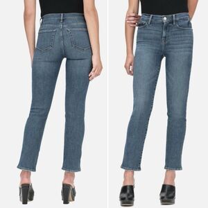 Frame Denim Le High Straight Cropped Jeans in Bestia Medium Wash Women’s Size 29